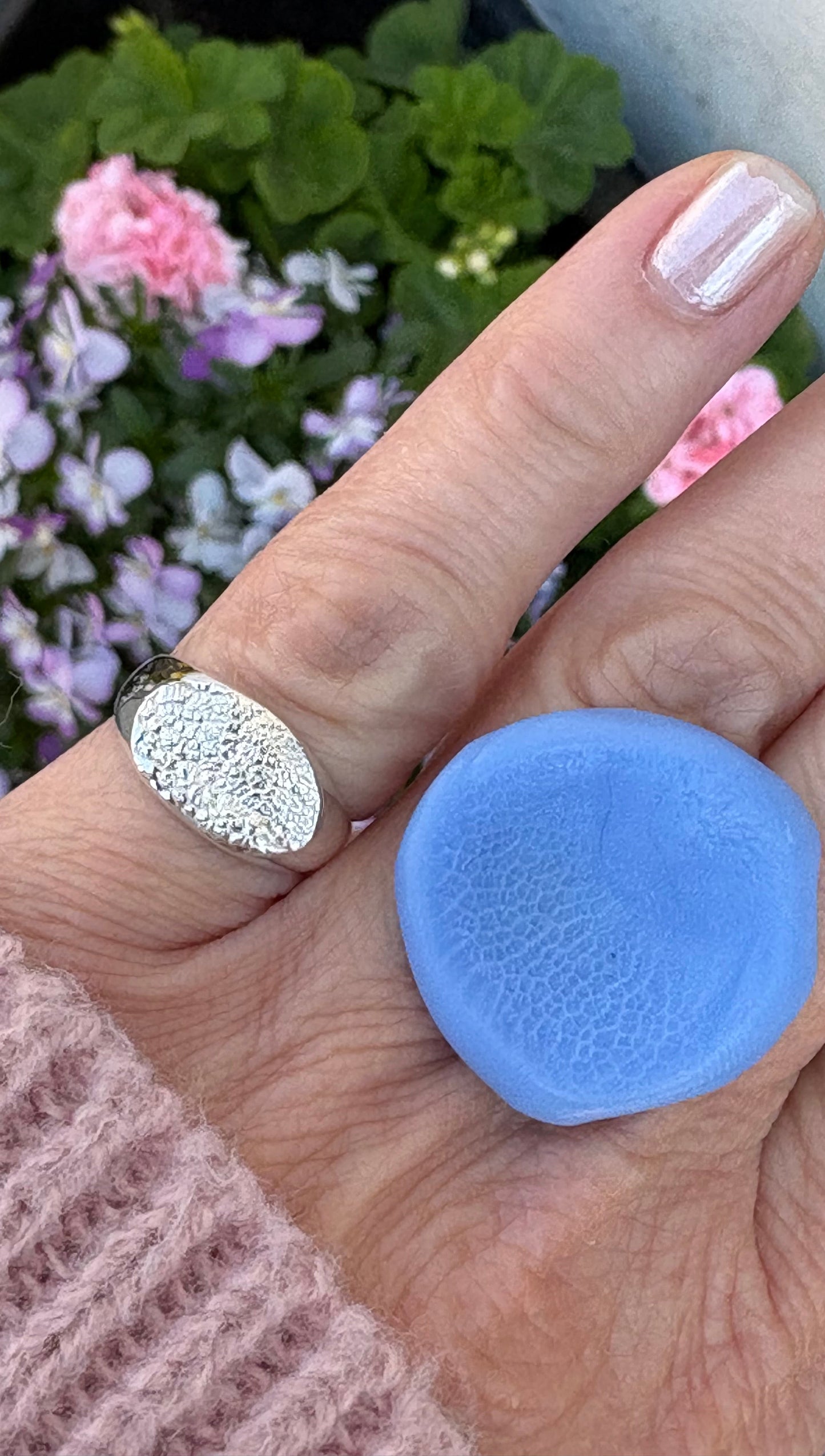 Billie - Sølv Signetring i Oval design